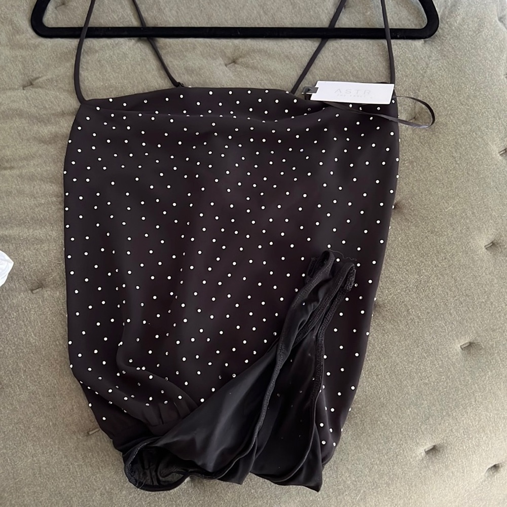 ASTR Rhinestone Bodysuit